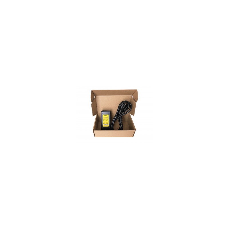 POE Inyector 24V 1A 10/100Mbps con cable