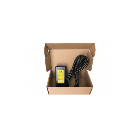 POE Inyector 24V 1A 10/100Mbps con cable